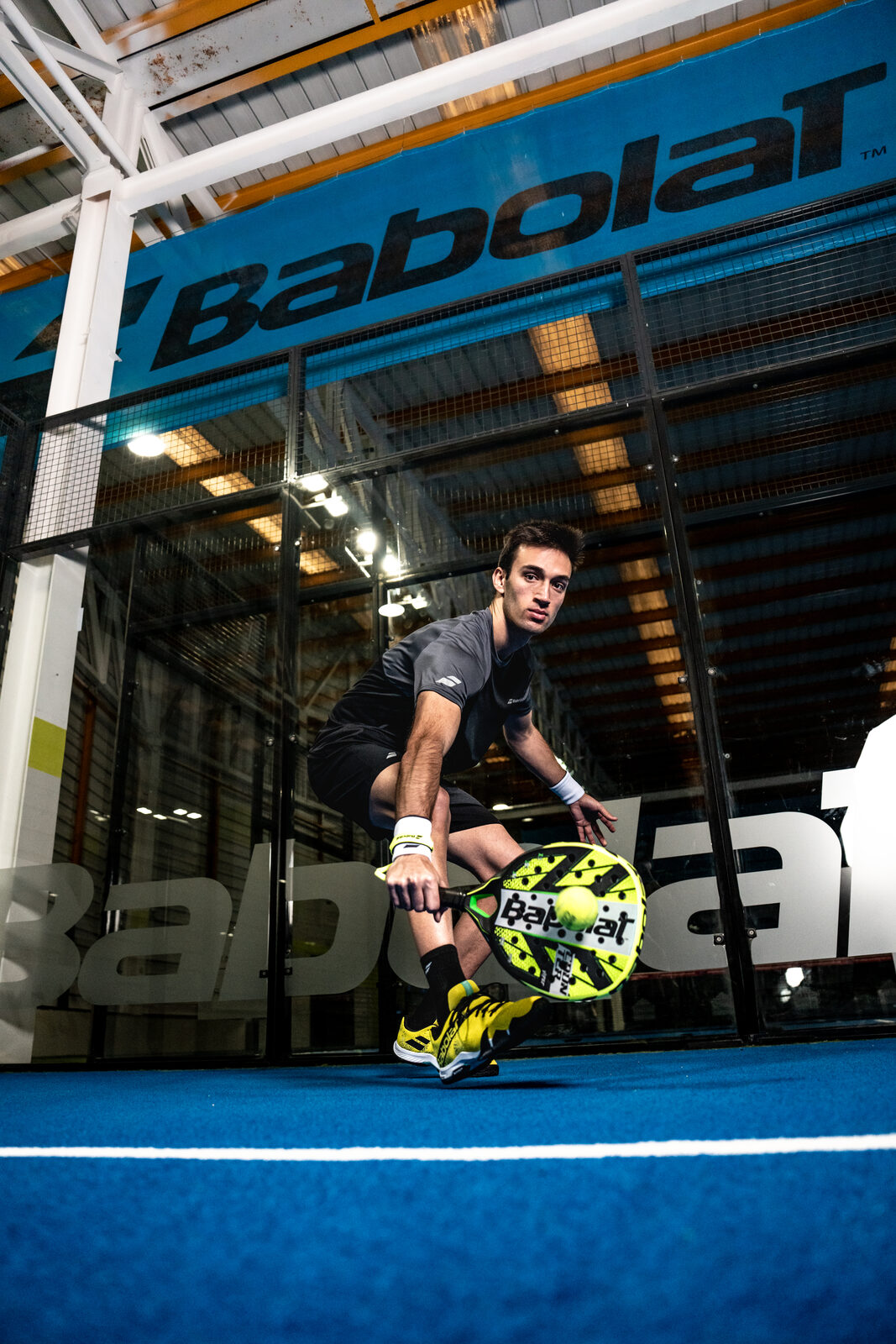 Padel Indoor-Court im Glasofenwerk Jena